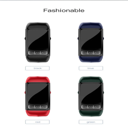 P12 0.96inch TFT Color Screen Smart Watch IP67 Waterproof,Support Call Reminder /Heart Rate Monitoring/Blood Pressure Monitoring/ECG Monitoring(Red)-garmade.com