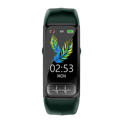 P12 0.96inch TFT Color Screen Smart Watch IP67 Waterproof,Support Call Reminder /Heart Rate Monitoring/Blood Pressure Monitoring/ECG Monitoring(Green)-garmade.com