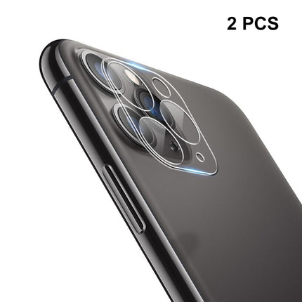 2 PCS ENKAY Hat-Prince 9H Rear Camera Lens Tempered Glass Film Full Coverage Protector for iPhone 11 Pro / 11 Pro Max-garmade.com