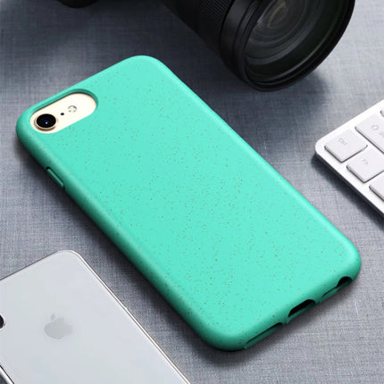 For iPhone6 & 6s Starry Series Shockproof Straw Material + TPU Protective Case(Black)-garmade.com