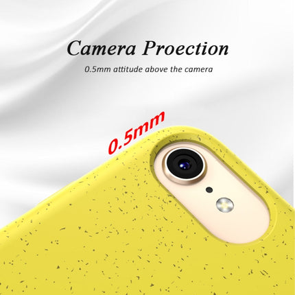 For iPhone6 & 6s Starry Series Shockproof Straw Material + TPU Protective Case(Yellow)-garmade.com