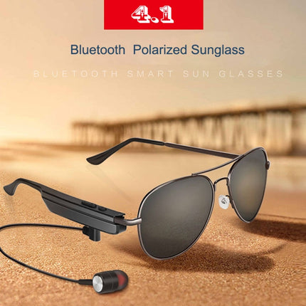 A8 Wireless Earphone Bluetooth Headset Sunglasses Music Headphones Smart Glasses Earbud Hands-free with Mic-garmade.com