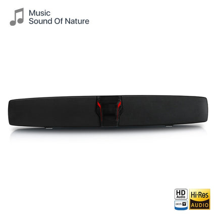New Rixing NR7017 TWS Portable 10W Stereo Surround Soundbar Bluetooth Speaker with Microphone(Black)-garmade.com