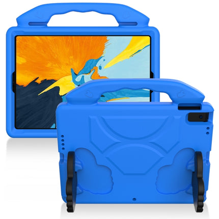 For iPad Pro 11 inch EVA Flat Anti Falling Protective Shell with Thumb Bracket(Blue)-garmade.com