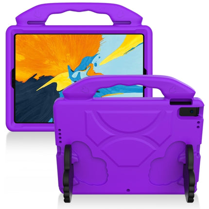 For iPad Pro 11 inch EVA Flat Anti Falling Protective Shell with Thumb Bracket(Purple)-garmade.com