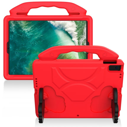 For iPad Pro 10.5 inch EVA Flat Anti Falling Protective Shell with Thumb Bracket(Red)-garmade.com