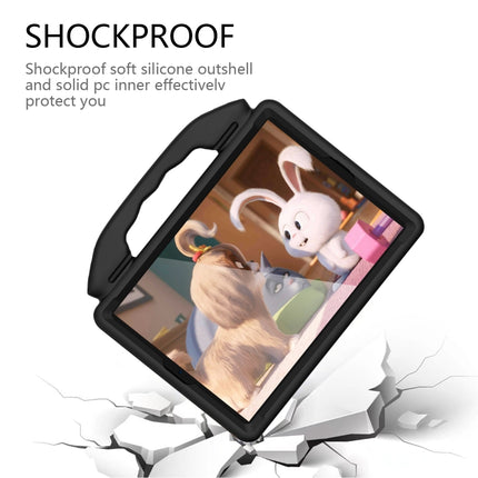 For iPad Air3 10.5 inch EVA Flat Anti Falling Protective Shell with Thumb Bracket(Black)-garmade.com