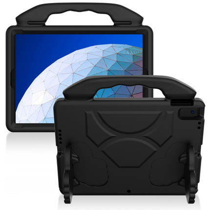 For iPad Air3 10.5 inch EVA Flat Anti Falling Protective Shell with Thumb Bracket(Black)-garmade.com