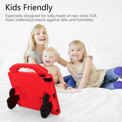 For iPad Air3 10.5 inch EVA Flat Anti Falling Protective Shell with Thumb Bracket(Red)-garmade.com