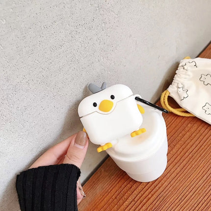 For Apple AirPods Pro Cute Duck Bluetooth Headphone Protective Case-garmade.com