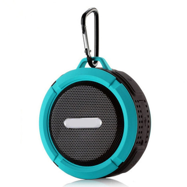 C6a Outdoor Chuck Wireless Bluetooth Car Speaker Suction Cup Speaker, Support TF Card(Blue)-garmade.com
