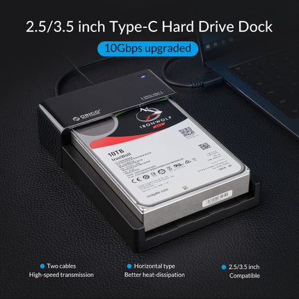ORICO 6518C3-G2 2.5 / 3.5 inch Type-C Hard Drive Dock-garmade.com