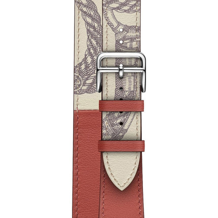 For Apple Watch 3 / 2 / 1 Generation 38mm Universal Silk Screen Printing Double-loop Watchband(Red)-garmade.com