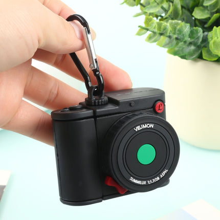 For Apple AirPods 1/2 Gen Instant Camera Style Bluetooth Headphone Protective Case(Black)-garmade.com