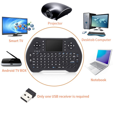 MT10 Fly Air Mouse 2.4GHz Mini Wireless Keyboard Multifunction Keyboard Fly Air Mouse-garmade.com