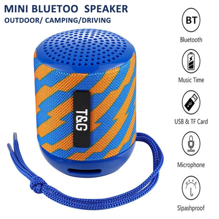 T&G TG129 Portable Wireless Music Speaker Hands-free with MIC, Support TF Card FM(Black)-garmade.com