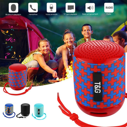 T&G TG129 Portable Wireless Music Speaker Hands-free with MIC, Support TF Card FM(Black)-garmade.com