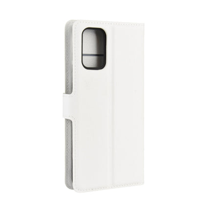 For Galaxy S20 Litchi Texture Horizontal Flip Protective Case with Holder & Card Slots & Wallet(White)-garmade.com