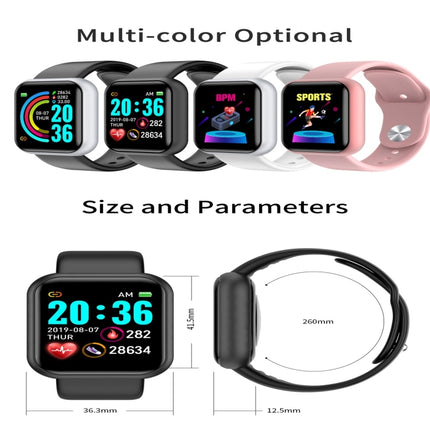 B57S 1.3inch IPS Color Screen Smart Watch IP67 Waterproof,Support Call Reminder /Heart Rate Monitoring/Blood Pressure Monitoring/Sleep Monitoring(Black)-garmade.com