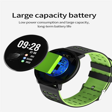 119plus 1.3inch IPS Color Screen Smart Watch IP68 Waterproof,Support Call Reminder /Heart Rate Monitoring/Blood Pressure Monitoring/Blood Oxygen Monitoring(Blue)-garmade.com