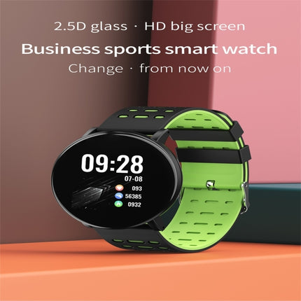 119plus 1.3inch IPS Color Screen Smart Watch IP68 Waterproof,Support Call Reminder /Heart Rate Monitoring/Blood Pressure Monitoring/Blood Oxygen Monitoring(Green)-garmade.com