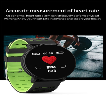 119plus 1.3inch IPS Color Screen Smart Watch IP68 Waterproof,Support Call Reminder /Heart Rate Monitoring/Blood Pressure Monitoring/Blood Oxygen Monitoring(Green)-garmade.com