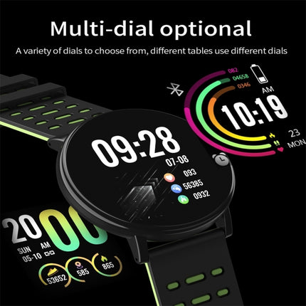 119plus 1.3inch IPS Color Screen Smart Watch IP68 Waterproof,Support Call Reminder /Heart Rate Monitoring/Blood Pressure Monitoring/Blood Oxygen Monitoring(Green)-garmade.com