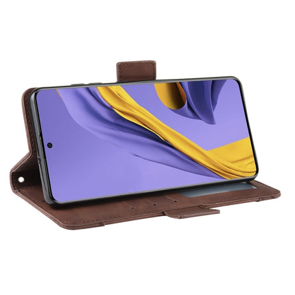 For Galaxy S20+ Wallet Style Skin Feel Calf Pattern Leather Case with Separate Card Slot(Brown)-garmade.com