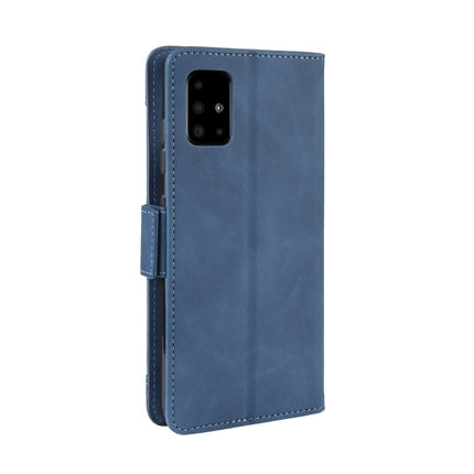 For Galaxy S20+ Wallet Style Skin Feel Calf Pattern Leather Case with Separate Card Slot(Blue)-garmade.com
