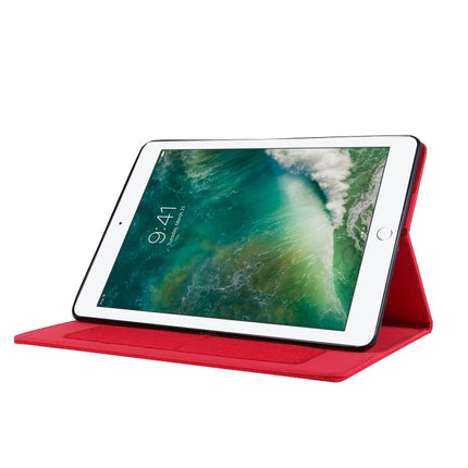 For iPad 10.2 Cloth Style TPU Flat Protective Shell(Red)-garmade.com