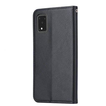 For Galaxy S20 Ultra Knead Skin Texture Horizontal Flip Leather Case with Photo Frame & Holder & Card Slots & Wallet(Black)-garmade.com
