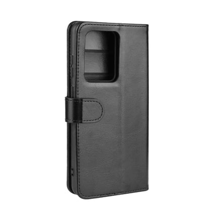 For Galaxy S20 Ultra R64 Texture Single Horizontal Flip Protective Case with Holder & Card Slots & Wallet& Photo Frame(Black)-garmade.com