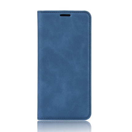 For Galaxy S20 Ultra Retro-skin Business Magnetic Suction Leather Case with Holder & Card Slots & Wallet(Dark Blue)-garmade.com