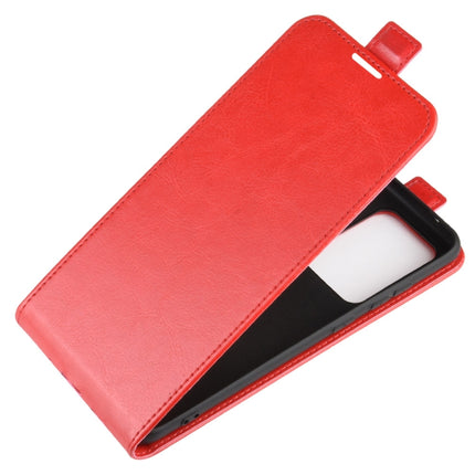 For Galaxy S20 Ultra R64 Texture Single Vertical Flip Leather Protective Case with Card Slots & Photo Frame(Red)-garmade.com