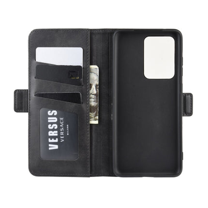 For Galaxy S20 Ultra Dual-side Magnetic Buckle Horizontal Flip Leather Case with Holder & Card Slots & Wallet(Black)-garmade.com
