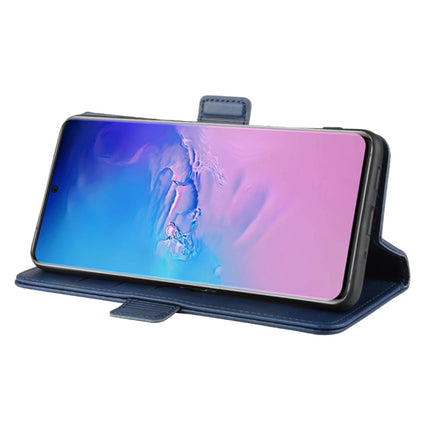 For Galaxy S20 Ultra Dual-side Magnetic Buckle Horizontal Flip Leather Case with Holder & Card Slots & Wallet(Dark Blue)-garmade.com