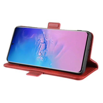 For Galaxy S20 Ultra Dual-side Magnetic Buckle Horizontal Flip Leather Case with Holder & Card Slots & Wallet(Red)-garmade.com