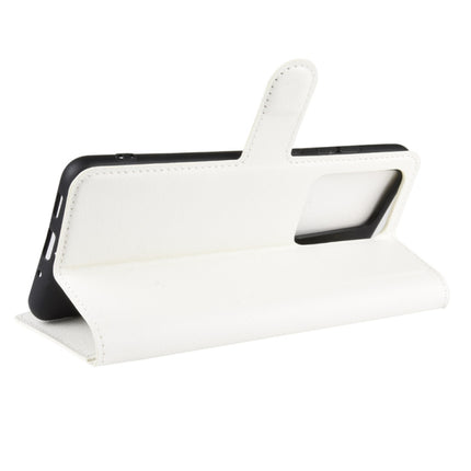 For Galaxy S20 Ultra Litchi Texture Horizontal Flip Protective Case with Holder & Card Slots & Wallet(White)-garmade.com