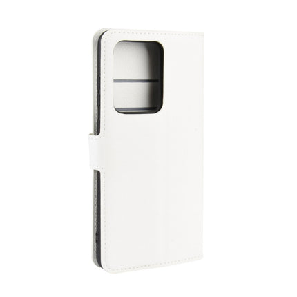 For Galaxy S20 Ultra Litchi Texture Horizontal Flip Protective Case with Holder & Card Slots & Wallet(White)-garmade.com