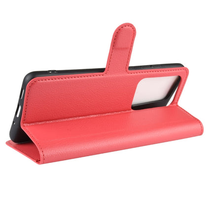 For Galaxy S20 Ultra Litchi Texture Horizontal Flip Protective Case with Holder & Card Slots & Wallet(Red)-garmade.com