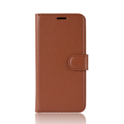 For Galaxy S20 Ultra Litchi Texture Horizontal Flip Protective Case with Holder & Card Slots & Wallet(Brown)-garmade.com