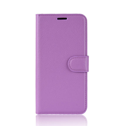 For Galaxy S20 Ultra Litchi Texture Horizontal Flip Protective Case with Holder & Card Slots & Wallet(Purple)-garmade.com