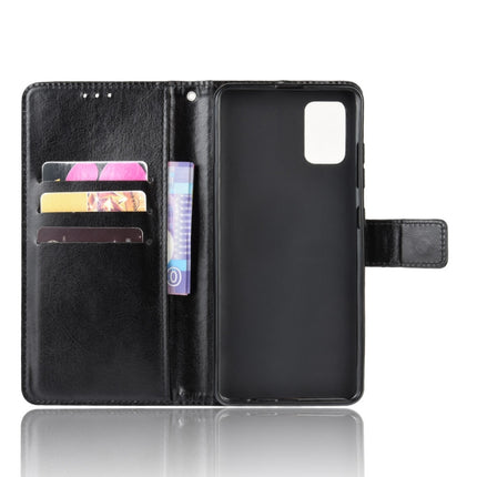 For Galaxy S20 Retro Crazy Horse Texture Horizontal Flip Leather Case with Holder & Card Slots & Photo Frame(Black)-garmade.com