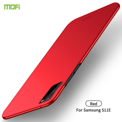 For Galaxy S20 MOFI Frosted PC Ultra-thin Hard Case(Red)-garmade.com