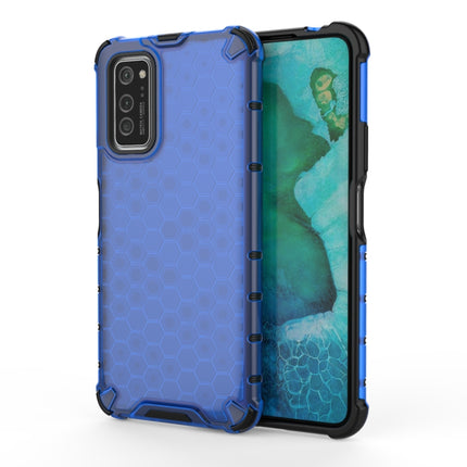 For Galaxy S20 Ultra Shockproof Honeycomb PC + TPU Case(Blue)-garmade.com