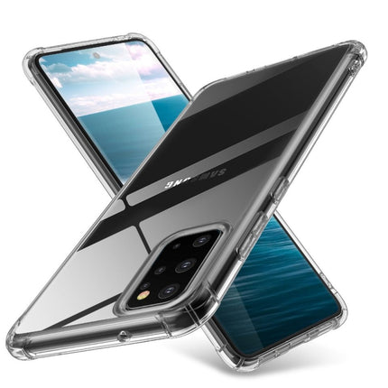 For Galaxy S20+ Four-Corner Anti-Drop Ultra-Thin Transparent TPU Phone Case(Transparent)-garmade.com
