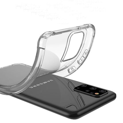 For Galaxy S20+ Four-Corner Anti-Drop Ultra-Thin Transparent TPU Phone Case(Transparent)-garmade.com