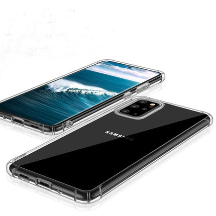 For Galaxy S20 Four-Corner Anti-Drop Ultra-Thin Transparent TPU Phone Case-garmade.com