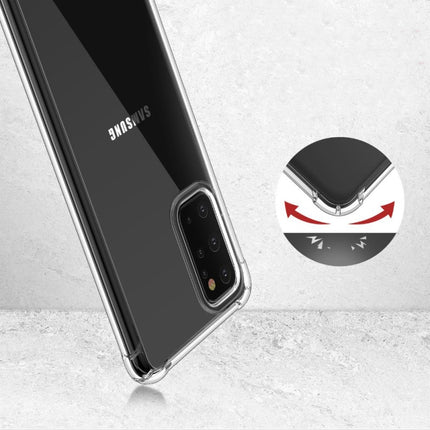 For Galaxy S20 Ultra Four-Corner Anti-Drop Ultra-Thin Transparent TPU Phone Case(Transparent)-garmade.com
