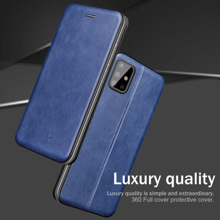 For Samsung Galaxy S20 Plus Integrated Electricity Pressing Retro Texture Magnetic TPU+PU Leather Case with Card Slot & Holder(Brown)-garmade.com